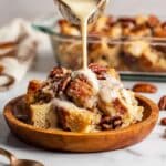 Pecan Bread Pudding with Vanilla Sauce Recipe