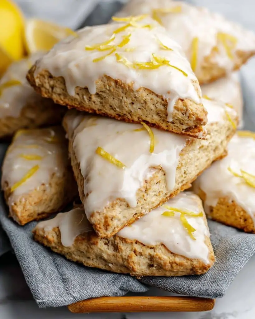 Earl Grey Scones with Lemon Glaze Recipe