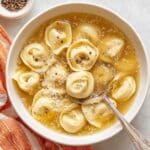 Tortellini in Bone Broth Recipe