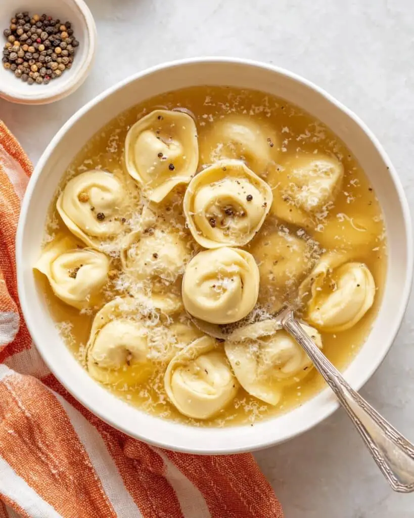 Tortellini in Bone Broth Recipe