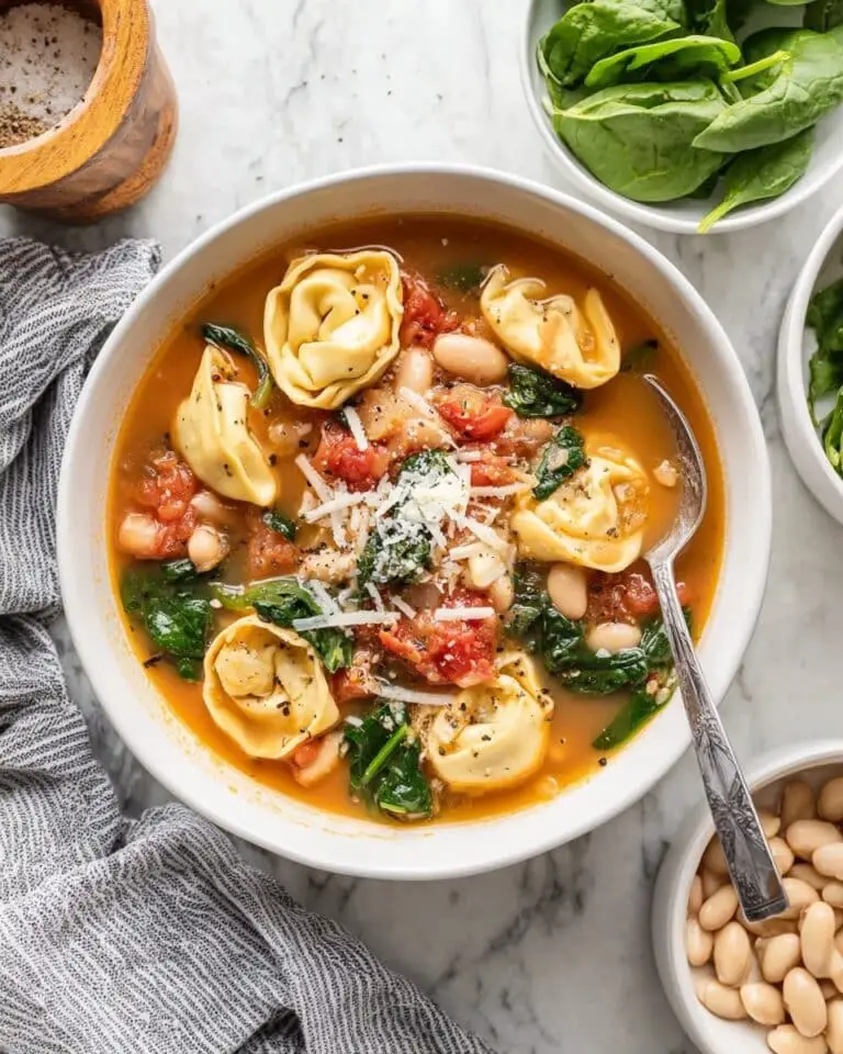 White Bean Tortellini Soup Recipe