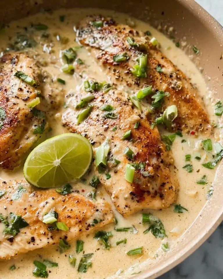 Creamy Cilantro Lime Chicken Recipe