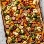 Harvest Sheet Pan Chicken Sausage and Veggies Recipe
