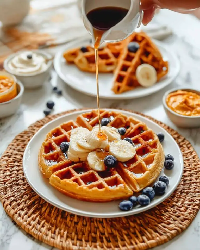 Sweet Potato Belgian Waffles Recipe