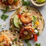 Chipotle Lime Sheet Pan Shrimp Fajitas Recipe