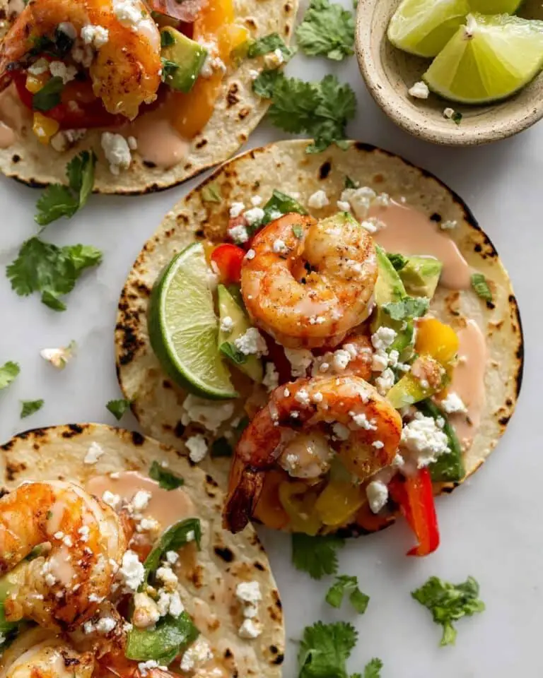 Chipotle Lime Sheet Pan Shrimp Fajitas Recipe