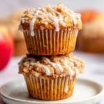 Apple Crumble Muffins with Oats Recipe