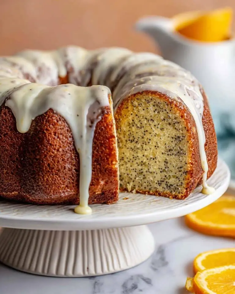 Orange Poppy Seed Bundt Cake Recipe