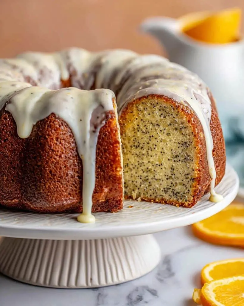 Orange Poppy Seed Bundt Cake Recipe